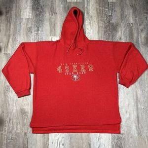 Vintage 90’s San Francisco 49ers Iron Knights Athletic‎ Sweater Size Large L Red